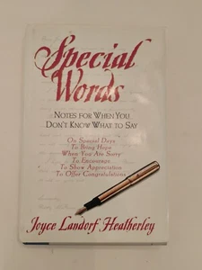 Special Words : Notes for When You Don't Know What to Say by Joyce Landorf... - Picture 1 of 7