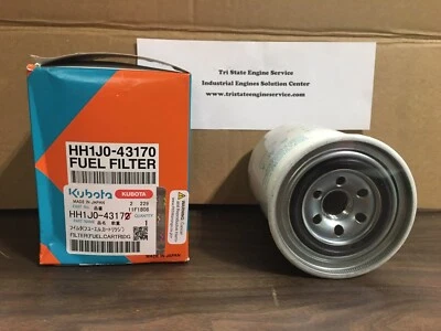 NUEVA PIEZA DE FILTRO DE COMBUSTIBLE GIRATORIO ORIGINAL OEM KUBOTA HH1J0-43170 HH1J0-43172 Foto 1 de 2