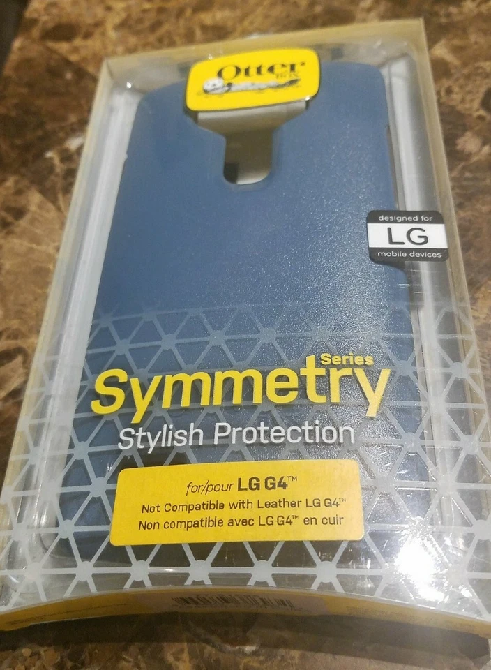 NUEVO Original Otterbox Symmetry para LG G4 Azul y Gris Foto 1 de 3