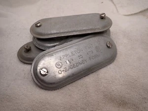 Set of 5! Appleton 470 Conduit Body Cover 1-1/4” FM 7 Buy More, Save More! - Picture 1 of 3