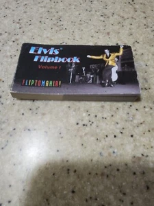 Elvis Presley volume 1 Flipbook Dancing Fliptomania 4 inch flip Book Used. C PIC - Picture 1 of 3