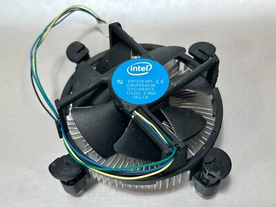 INTEL CPU E97379-001 COOLING FAN HEATSINK i3 i5 i7 Socket 1150 1155 1156 65W TDP - Image 1 of 4