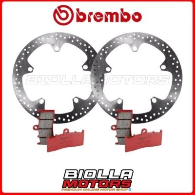 KIT PASTIGLIE + DISCHI BREMBO BMW K 1200 LT 1200 2002 ANTERIORE [SA - Fisso] 2x0 Foto 1 de 4