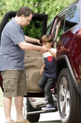 AMP PowerStep Plug N Play Running Boards LEDs for 2018-2019 Dodge Durango SUV - Image 1 of 4