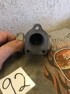Harley Antique original flathead 45 WLD carburetor inlet pipe manifold - Picture 1 of 9