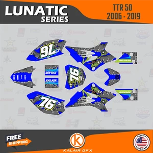 Graphics Kit for Yamaha TTR50 (2006-2023) TT-R50E TTR50 LUNATIC-Blue - Bild 1 von 6