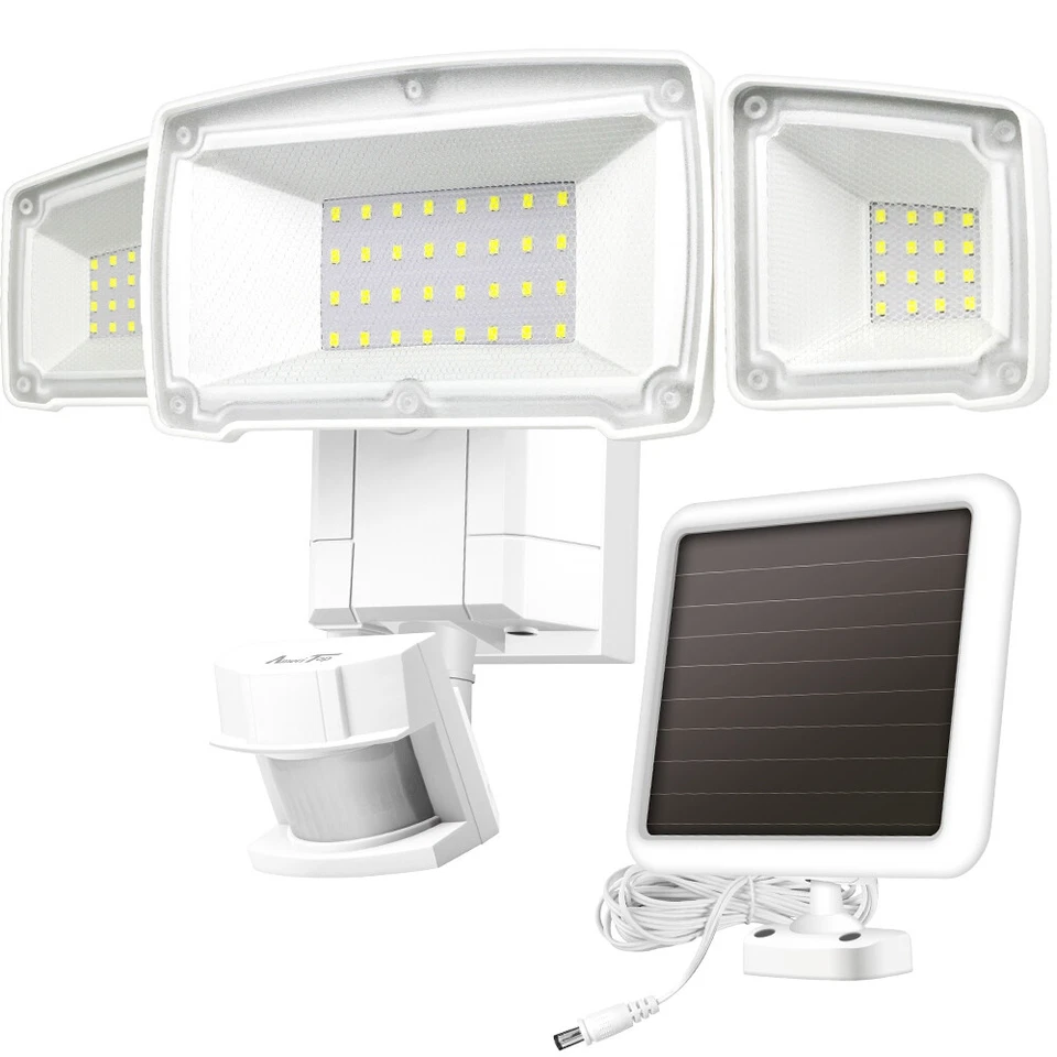 Solar Lights Outdoor Super Bright LED Solar Motion Sensor Lights 1500LM 5000K - Image 1 of 4