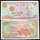 Vietnam 200 Dong 1987 Banknote World Paper Money UNC Currency Bill Note