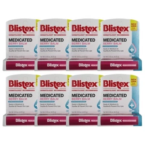 Blistex Berry Balm- Medicated Relief for Dry, Chapped Lips SPF15 (12 Pack) - Picture 1 of 3