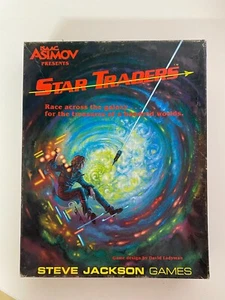 Star Traders Board Game Isaac Asimov Steve Jackson Games 1987 CIB Complete RPG - Picture 1 of 6
