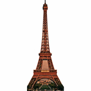88" Eiffel Tower Cardboard Cutout Stand-Up - Picture 1 of 1