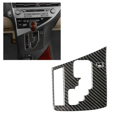 For Lexus RX350 RX450H 2010-2012 Carbon Fiber Gear Shifter Panel Cover Trim - Image 1 of 4