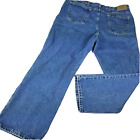 Lee Riders Jeans Mens 44x30 Blue Denim Straight Leg Zip Fly 1000144