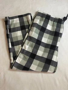 Mens NWT Flannel Sleep Pajama Pants Green Plaid Big & Tall Sleepwear Size 3XLT - Picture 1 of 8