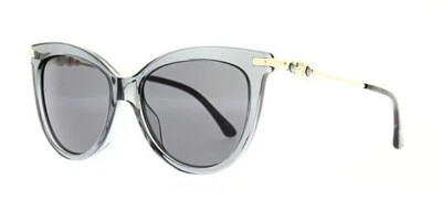 NUEVO JIMMY CHOO TINSLEY Gafas de sol Transparentes Gris 56-16-145 con Estuche ITAL Foto 1 de 3