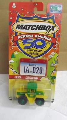 2001 Matchbox Across America Iowa Mercedes-Benz Trac 1600 Turbo "Best Farms" - Image 1 of 2