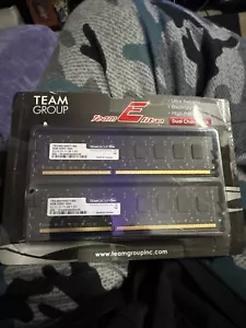 16 GB Desktop Memory RAM ( 2x8 GB) DDR3 1600MHz PC3-12800 TED38G1600C11BK - Picture 1 of 3