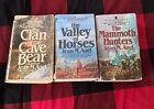 Earth's Children Series Books 1-3 Jean Auel Paperback Clan Of The Cave Bear
