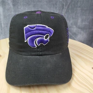 Kansas State Wildcats Strap Back Hat NCAA Top Of The World 100% Cotton Black - Picture 1 of 12