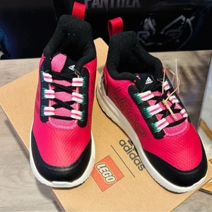 Adidas Lego Red and Black Sneakers - Picture 1 of 7