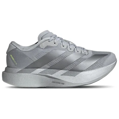 adidas Adizero Evo SL Silver KK1248 Size 4Y-7Y Womens Boys Kids New Run Club - Image 1 of 4