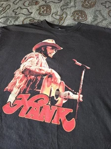 Hank Williams Jr. T-shirt VINTAGE Whiskey Bent and Hell Bound Concert Shirt Y2K - Picture 1 of 9