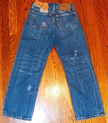 POLO RALPH LAUREN AUTHENTIC TODDLERS BOYS BRAND NEW ORIGINAL JEANS Size 6, NWT - Image 1 of 4