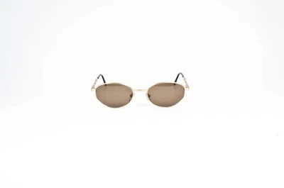 Gafas de sol FENDI Fendissime F119 804 vintage unisex doradas ovaladas hechas en Italia Foto 1 de 4