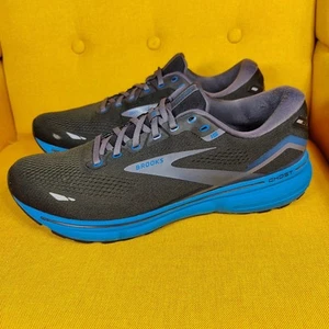 Zapatillas deportivas Brooks Ghost 15 negras azules para correr zapatos para hombre talla 14 - Imagen 1 de 10