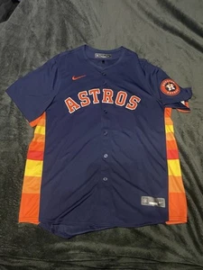Houston Astros Yordan Alvarez Blue Jersey - Picture 1 of 4