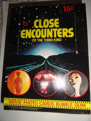 TOPPS ENCUENTROS CERCANOS del tercer tipo. 36ct -15CENT-1978 CON PEGATINA EN PAQUETE Foto 1 de 4