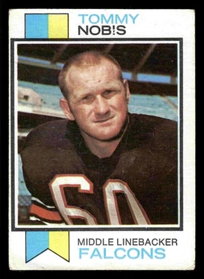 1973 Topps #385 Tommy Nobis - Atlanta Falcons (Low Grade) - Image 1 of 2