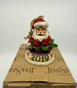 Jim Shore 7th Annual Santa Dated 2019 Ornament #6005372Q New In Box Holiday - Picture 1 of 6
