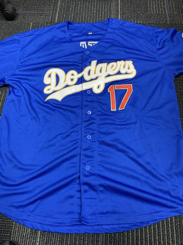 DODGERS JERSEY SHIRT #17 OHTANi MEDIUM#42 BRAND NEW* - Image 1 of 4