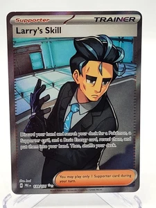 POKEMON LARRY'S SKILL 139/131 FULL ART -PRISMATIC EVOLUTIONS-HOLO RARE- MINT - Picture 1 of 2