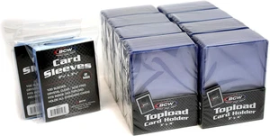 Toploaders y fundas para tarjetas de 200 unidades, PVC - Imagen 1 de 8
