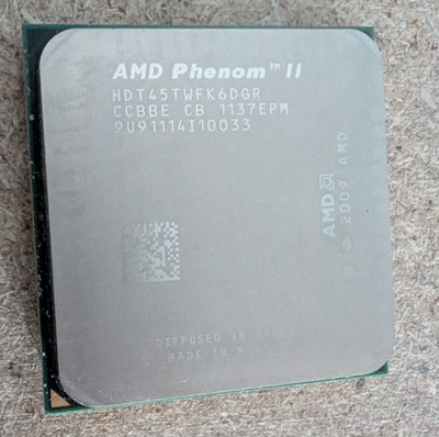 AMD Phenom II X6 1045T 6 core 2.70GHz HDT45TWFK6DGR CPU Socket AM3 - Image 1 of 2