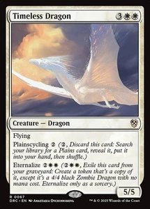 Timeless Dragon - Commander: Aetherdrift DRC- MTG - NM - Magic - 67 - Picture 1 of 1