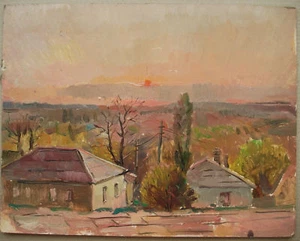 Ukrainian Soviet Oil Painting Impressionism  - Picture 1 of 1