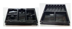 Star Wars Episode 1 Monopoly Black Game Piece Tray Replacement 2 Pieces - Picture 1 of 10