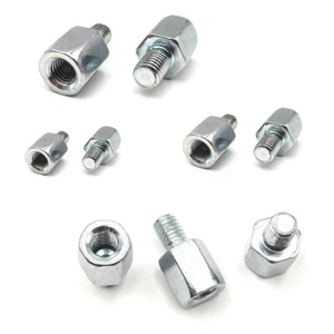 Reduzierstück AG IG M6 M8 M10 M12 M16 innen aussen metrisch Reduzierung verzinkt - Bild 1 von 1