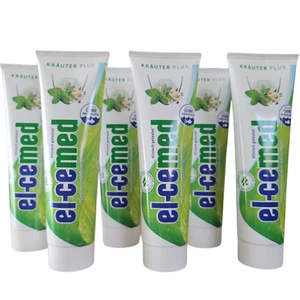 el-cemed Zahncreme Kräuter Plus, 6 x 100 ml - Bild 1 von 4