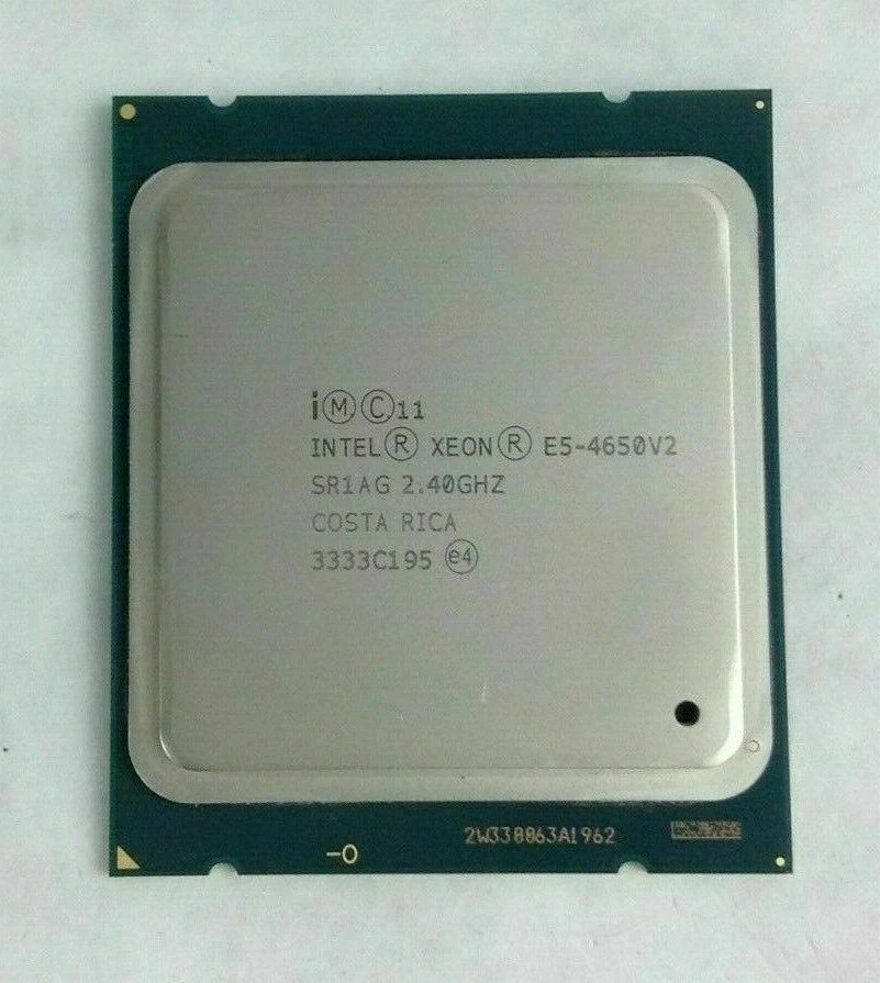 Intel Xeon E5-4650 v2 CPU 10 Core 2.40GHz 25MB SR1AG LGA2011 Processor - Image 1 of 1