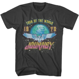Journey 1979 Tour Of The World Men's T Shirt Rock Band Music Merch - Picture 1 of 6