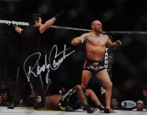 Randy Couture Signed UFC 8x10 Photo With Belt- Beckett Auth *Ref Facing Couture - Picture 1 of 5