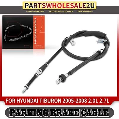 1x 右后停车制动电缆适用于现代 Tiburon 2005 - 2008 L4 2.0L V6 2.7L — 第 1/4 张图片