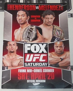 UFC on Fox 7 25x Signed Event Program PSA/DNA COA Mark Hunt Cain Velasquez Chael - Picture 1 of 24