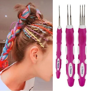 Dreadlock Crochet Needle Hair Braiding Hair Making Braid Tool Professional DIY 1 - Picture 1 of 7