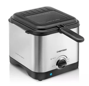 Fry Guy Kompakt Frittieren 1,6 Quart Restaurant-Stil Einfache Sicht & Einstellbare Temperatur - Bild 1 von 13
