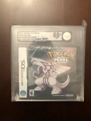 Pokemon: Pearl Version (Nintendo DS, 2016) UAE/World Edition VGA 80 Graded - NM - Image 1 of 2